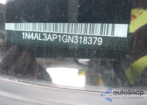 2016 Nissan Altima 2.5 S from USA, damaged, VIN 1N4AL3AP1GN318379